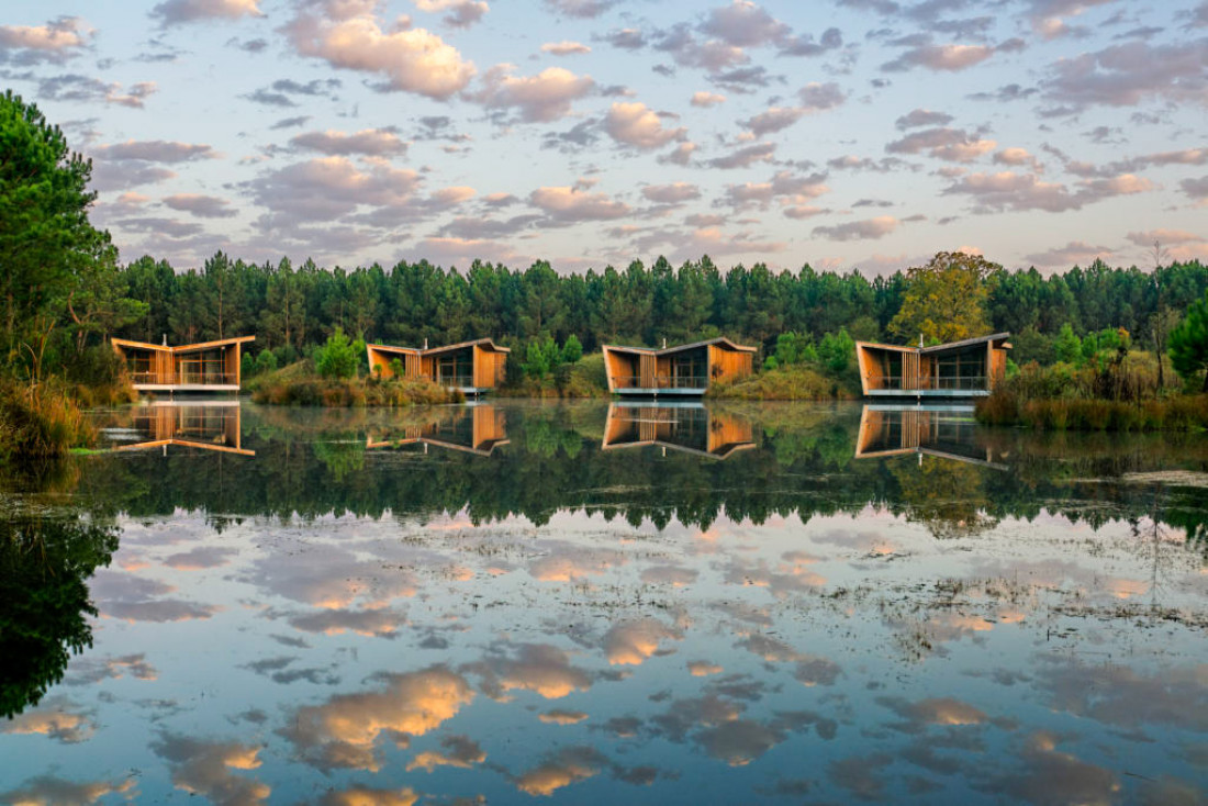 Les Échasses Eco-Lodge, au cœur de la forêt landaise © DR