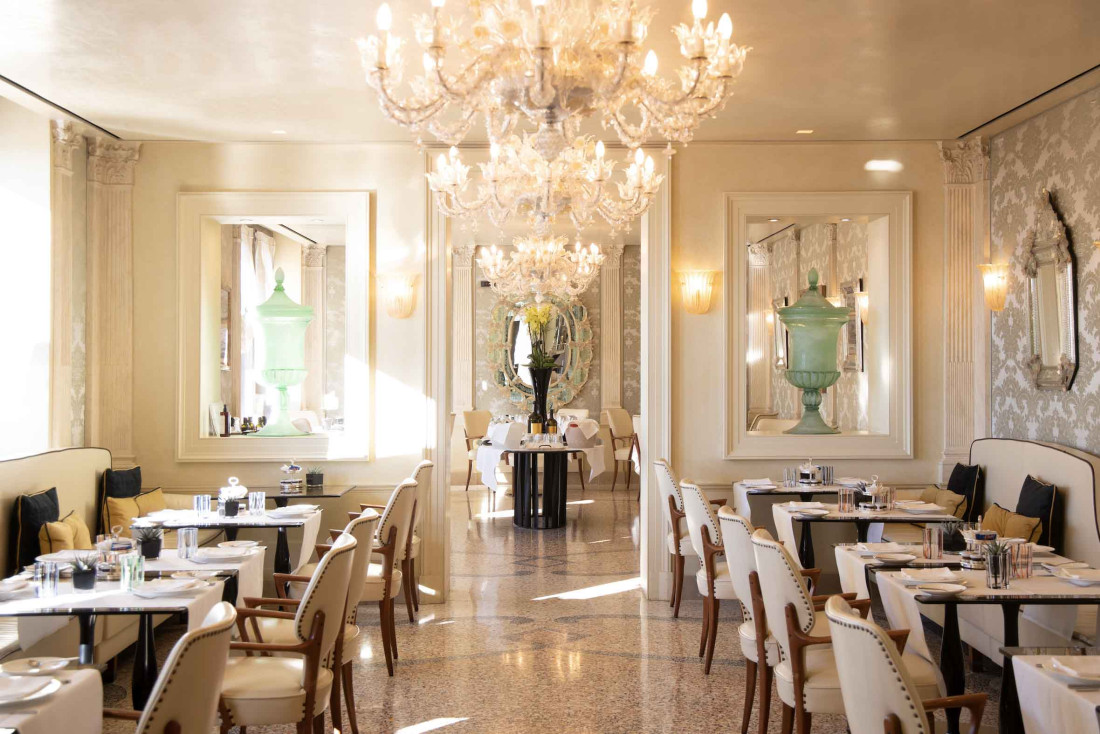 L'hôtel de Vénétie Londra Palace à Venise - restaurant