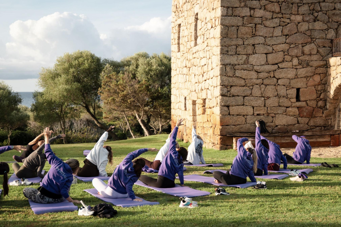 L’art d'étirer le temps et le corps au Murtoli Pilates Club © Murtoli
