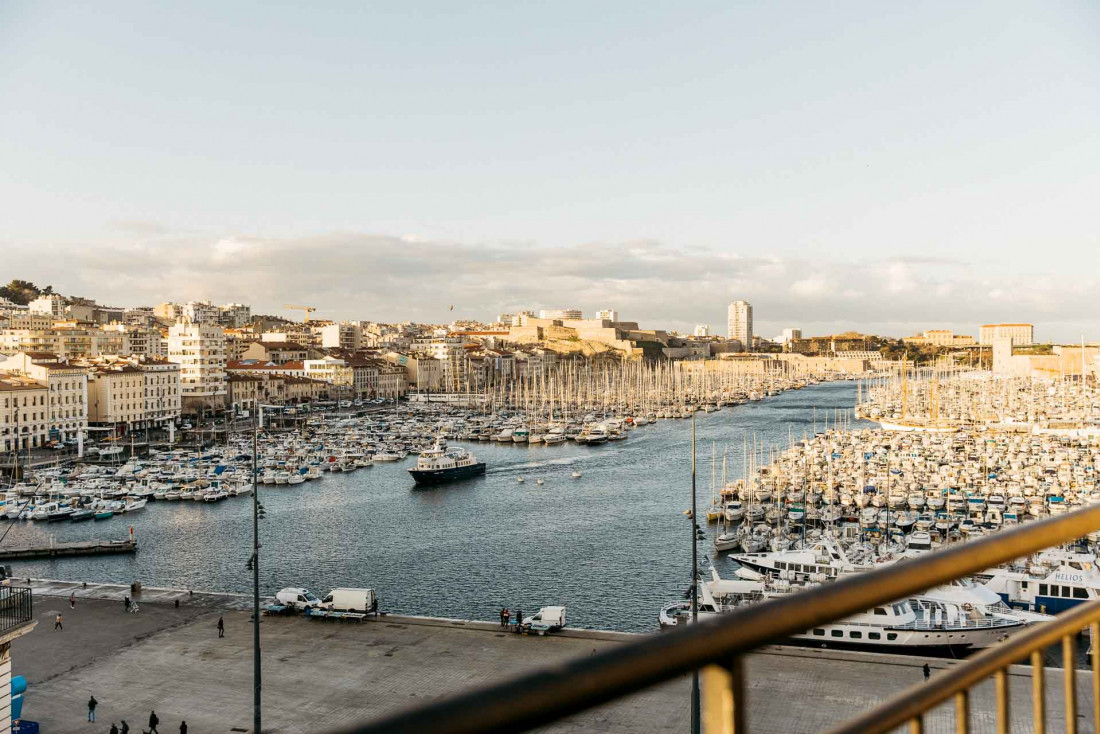 La vue sur le Vieux Port depuis le New Hotel Le Quai © Yann Audic