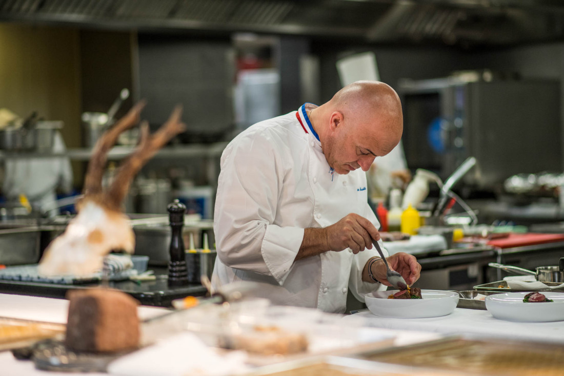 Olivier Nasti en cuisine © Anne Emmanuelle Thion 