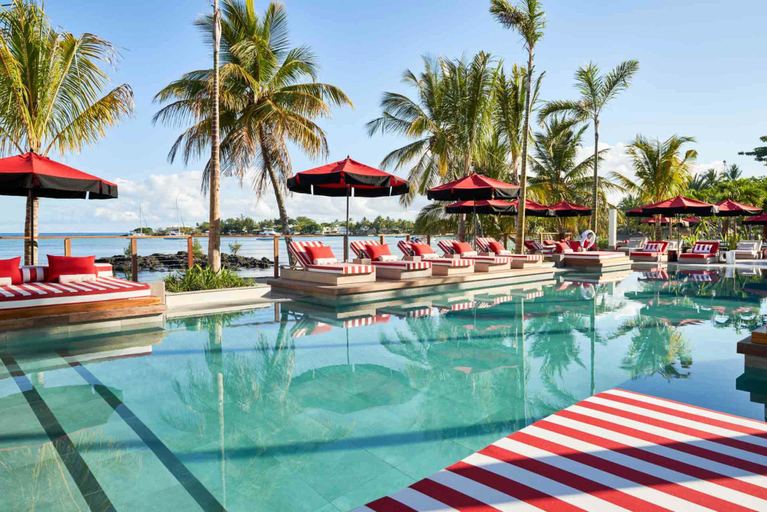 La piscine du LUX* Grand Baie
