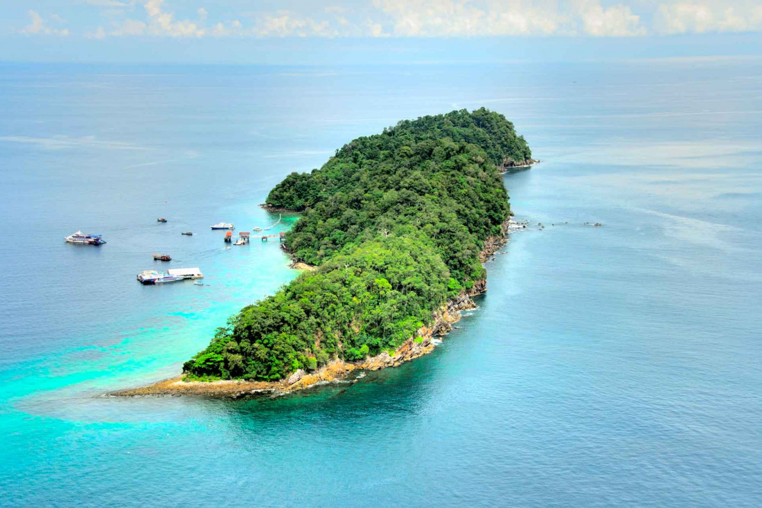 L'île de Pulau Payar dans l'archipel des Langkawi © Tourism Malaysia