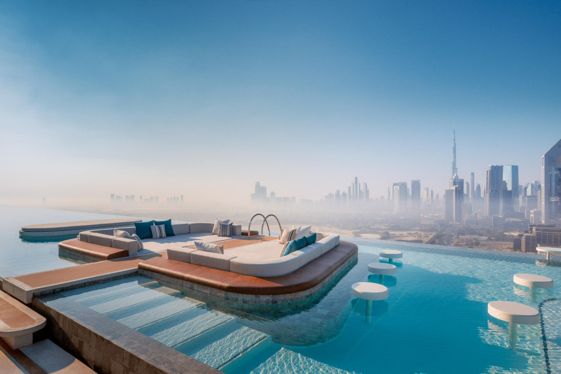 Piscine de l'hôtel One&Only Za’abeel  à Dubaï © DR