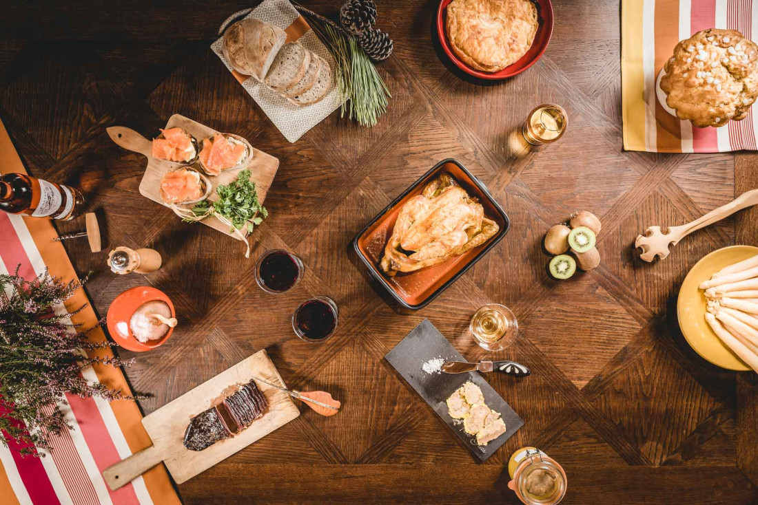 Les produits régionaux des Landes pour une belle table de fêtes © Yohan Espiaube