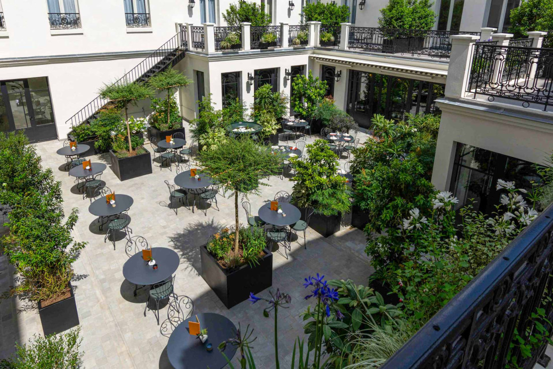 Le restaurant © Hôtel & Spa Napoléon Fontainebleau 