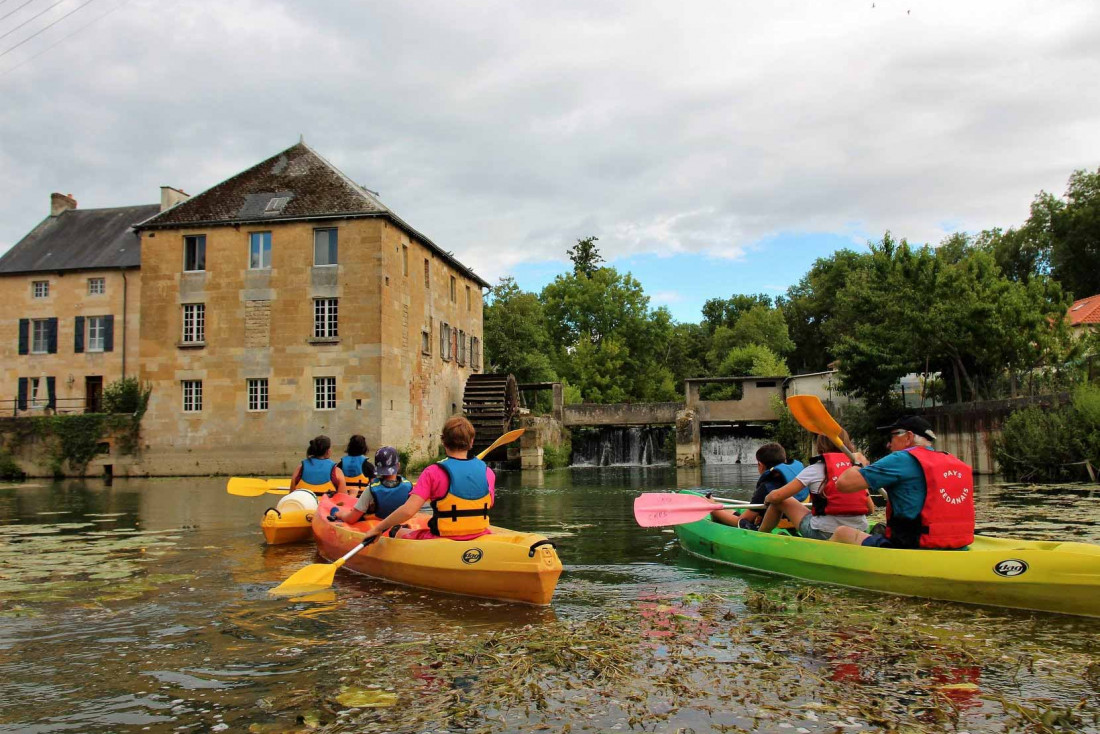 Rand'eau Meuse depuis le petit port de Stenay © Sabrina Provost