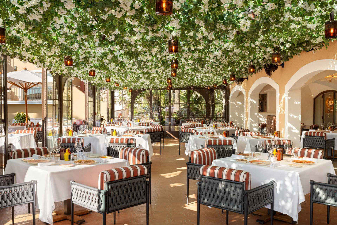 Parmi les meilleurs restaurants de Saint-Tropez, Il Giardino © Stephan Julliard