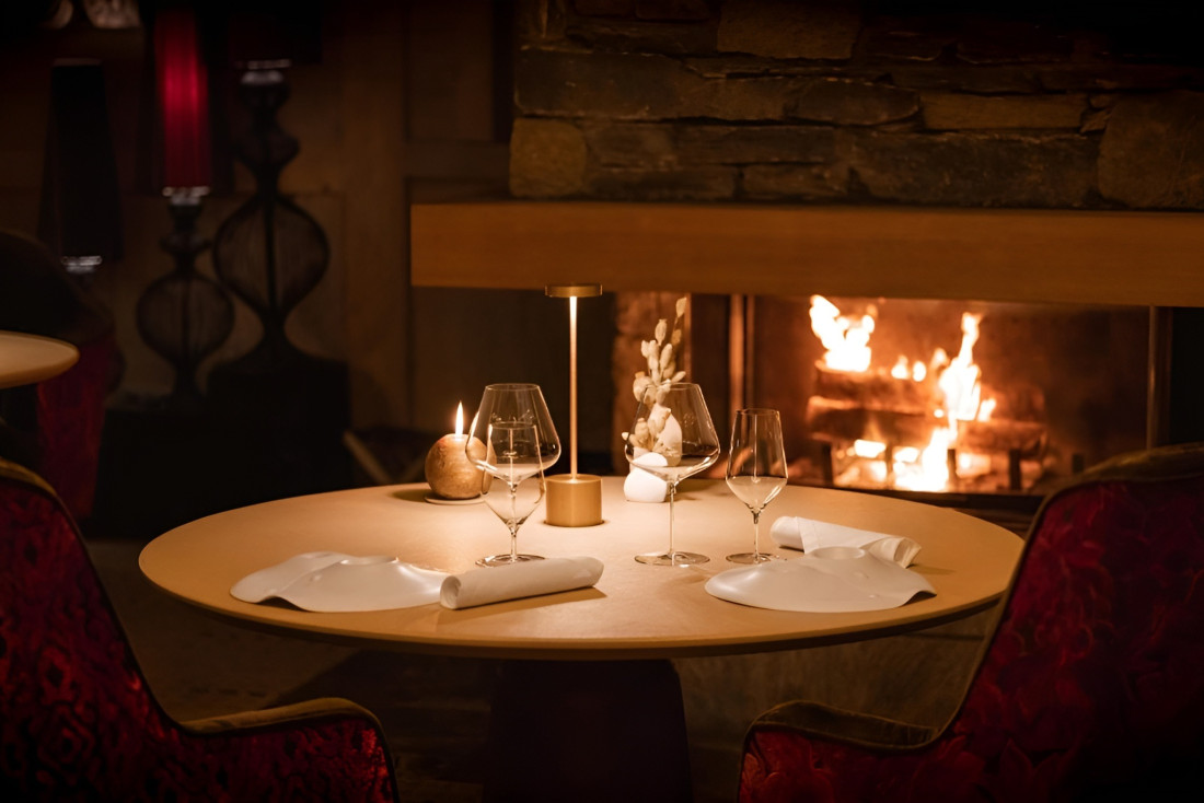 Restaurant gastronomique du K2 Palace Courchevel, palace 5 étoiles à Courchevel © Stéphane Berthe