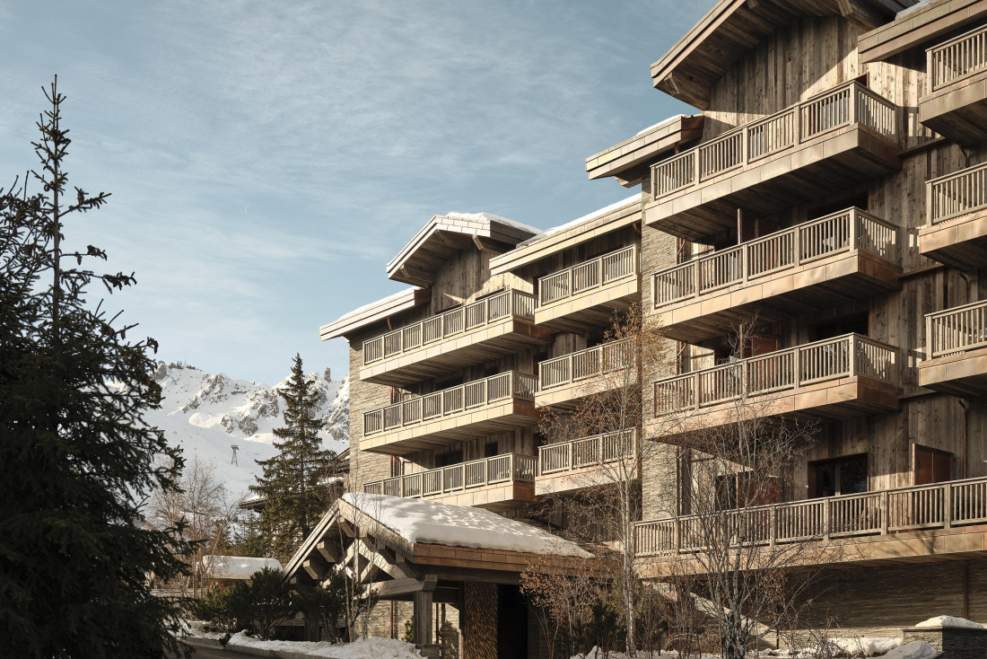 Nouveaux hôtels de luxe : où séjourner dans les Alpes cette saison, Rosewood Courchevel Le Jardin Alpin © Ben Anders