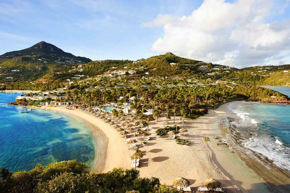 Rosewood Le Guanahani St Barth | Vue du resort et de ses deux plages © DR