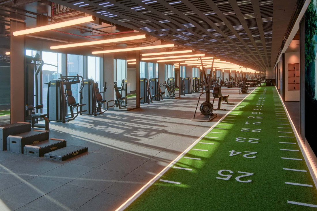 Les meilleurs hôtels pour faire du sport à Dubaï, la salle de fitness du SURO One Za'abel © Dhruv Singh