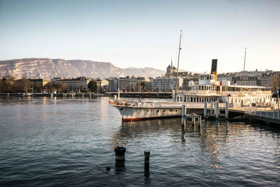 Dans le port de Genève © Markus Aebischer