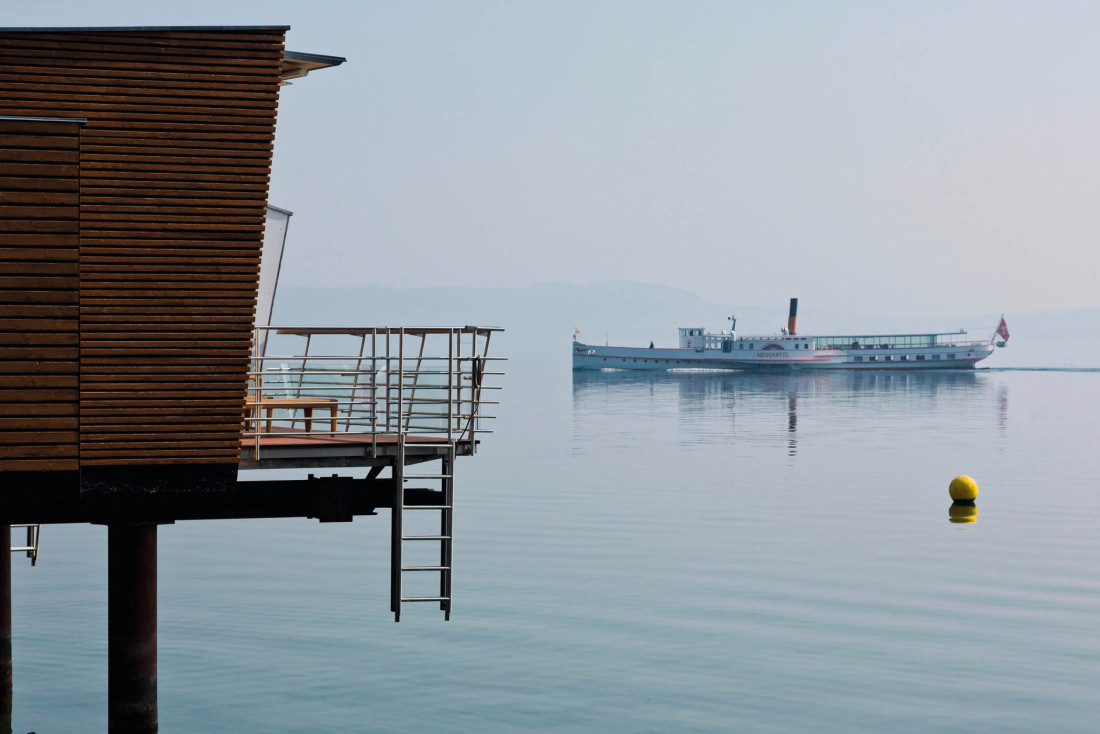 L'hôtel Palafitte, un hôtel sur l'eau à Neuchâtel © Hôtel Palafitte