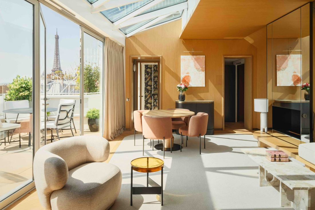 Parmi les plus beaux hôtels de luxe à Paris, l'Hôtel de Sers © Adrien Ozouf