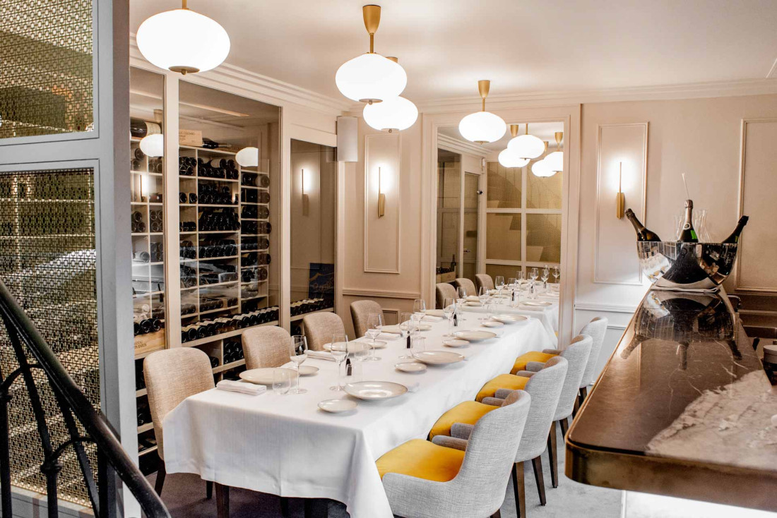 © L'Arôme, l'un des Grands restaurants de Paris
