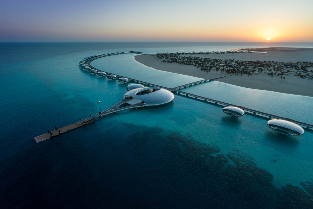 Shebara Resort : un chapelet d'acier sur la mer Rouge