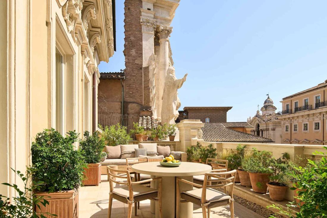 Six Senses Rome, l’un des meilleurs hôtels de luxe de Rome © DR