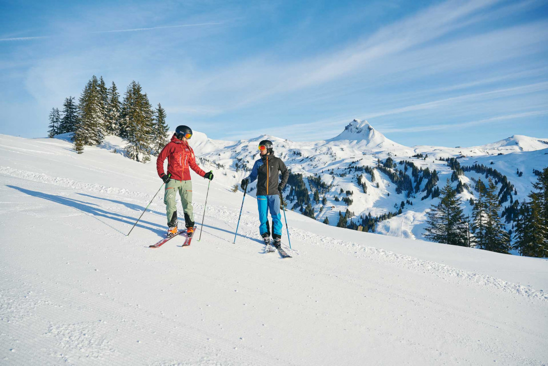 Tout schuss sur les pistes du domaine de Damüls-Mellau © Alex Kaiser - Bregenzerwald Tourismus