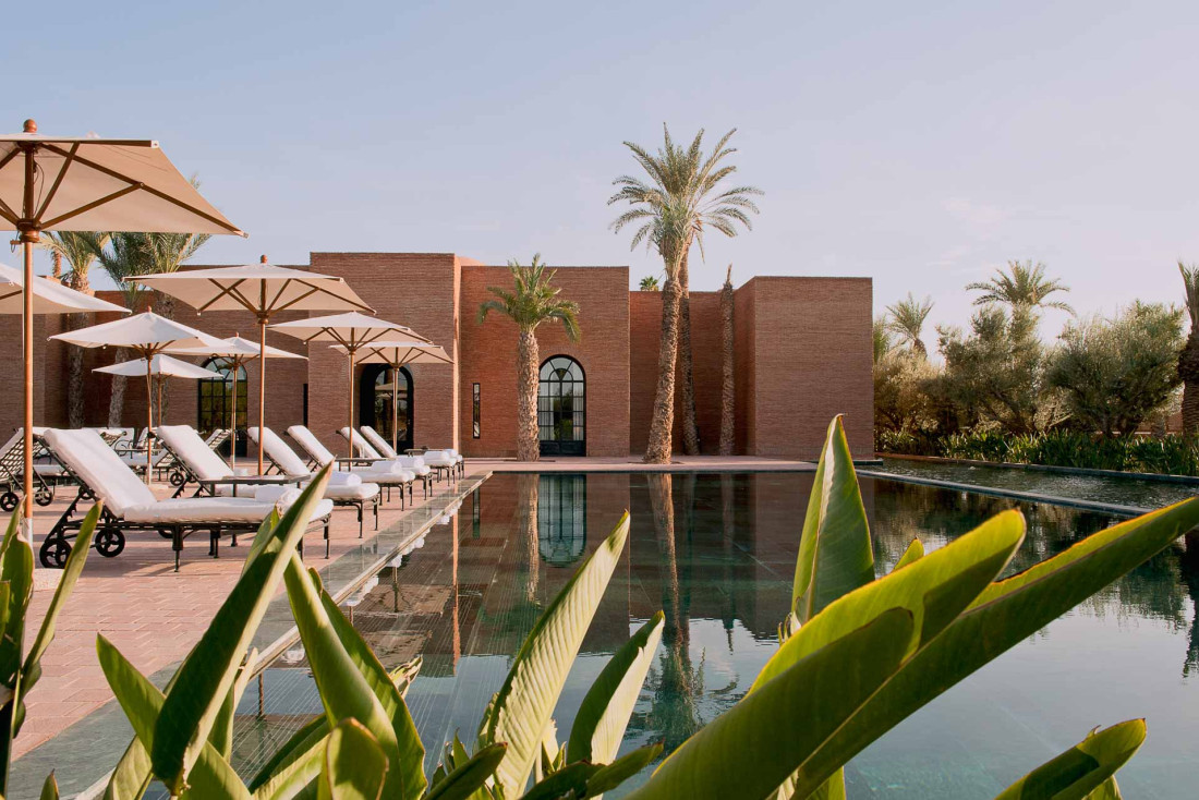 La terrasse du spa au Selman Marrakech © DR