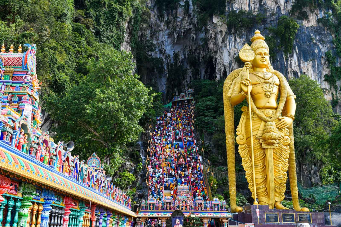 La fête de Thaipusam aux temple de Battu près de Kuala Lumpur © DR