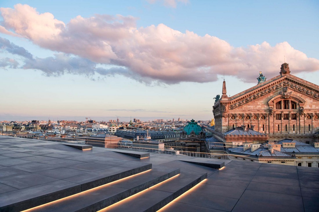 Tortuga | La terrasse des Galeries Lafayette Haussmann est située face Palais Garnier © Ambroise Tézenas