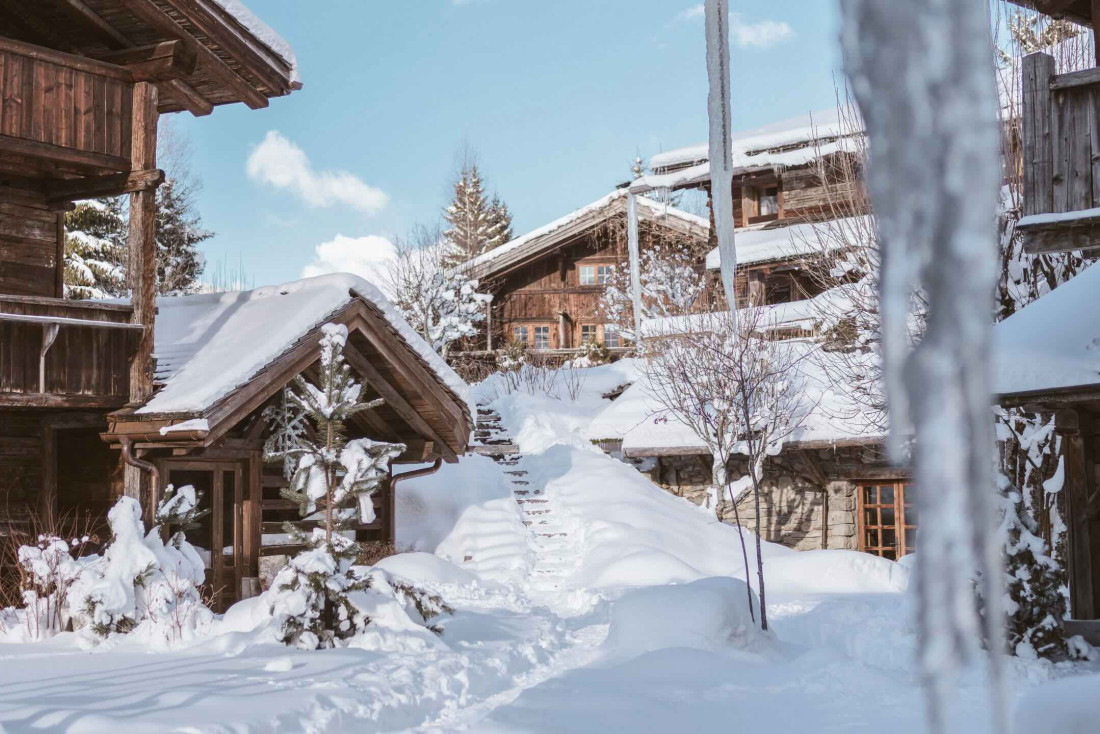 Un hôtel Alpin pour un week-end ski en amoureux © Les fermes de Marie