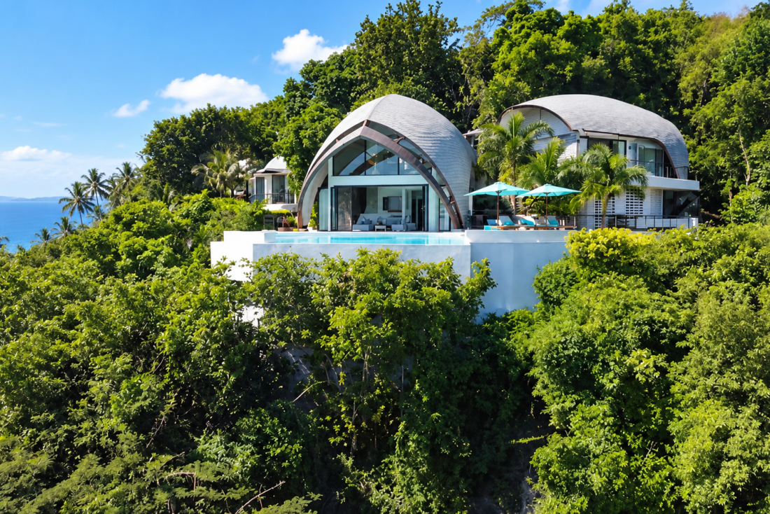 Les plus beaux Airbnb de luxe dans le monde : la Villa Moonshadow en Thaïlande