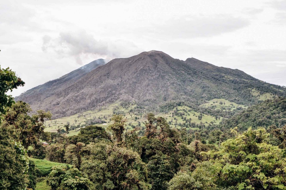 Le volcan Turrialba, incontournable dans la Vallée Centrale au Costa Rica © Constance Lugger