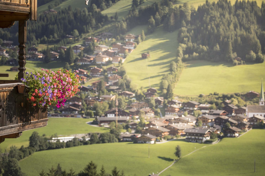 Vue sur le village d'Alpbach © DR