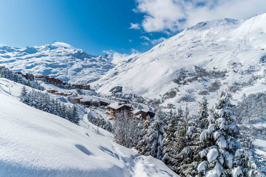 Les Menuires après les premières neiges © Vincent Lottenberg