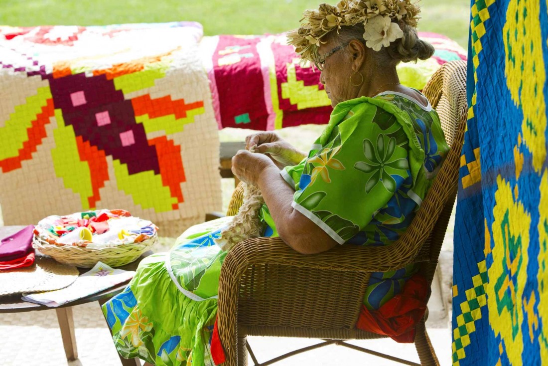 L'île de Rurutu dans l'archipel des Australes est reconnue pour son artisanat traditionnel © Tahiti Tourisme