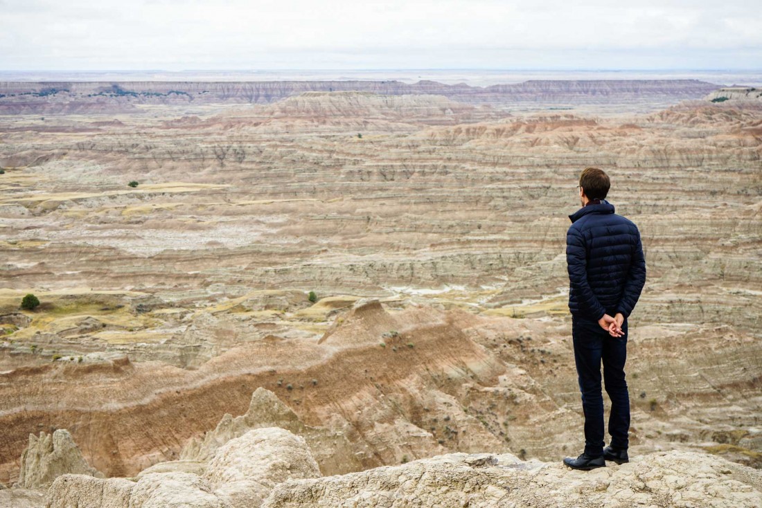 Bienvenue au Parc national des Badlands, l'un des deux parcs nationaux du Dakota du Sud © YONDER.fr