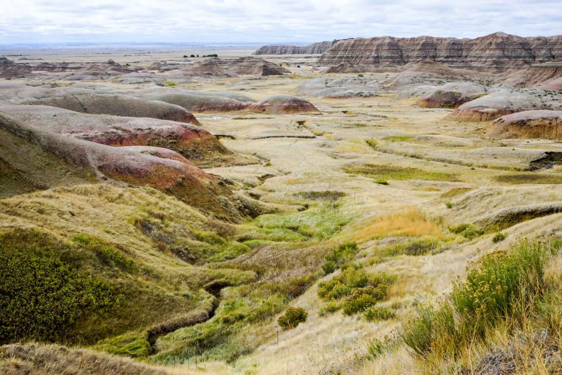 Bienvenue au Parc national des Badlands, l'un des deux parcs nationaux du Dakota du Sud © YONDER.fr