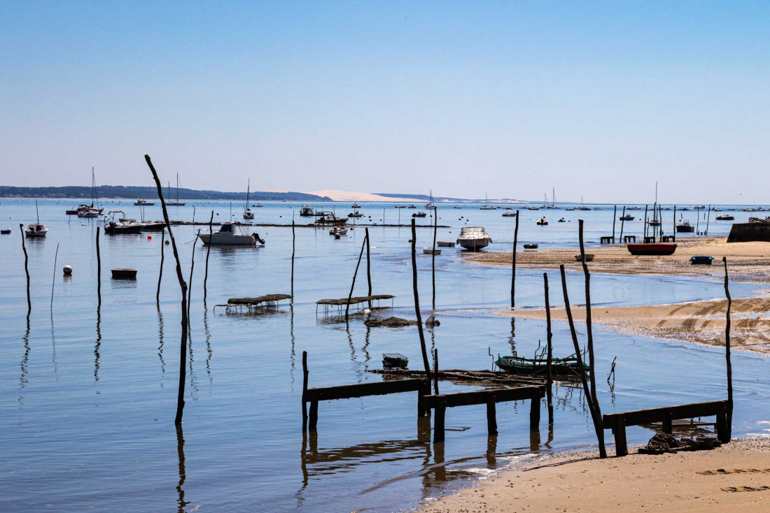 Le bassin d'Arcachon à marée basse © Tanja Cotoaga