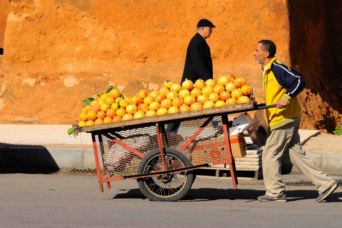 Vendeur de grenades à Casablanca © Eduardo Casajus