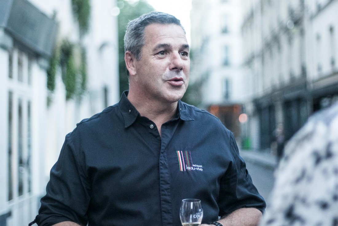 Le chef Pierre Résimont de passage à Paris à l'occasion du Prix Champagne Collet du Livre de Chef © DR