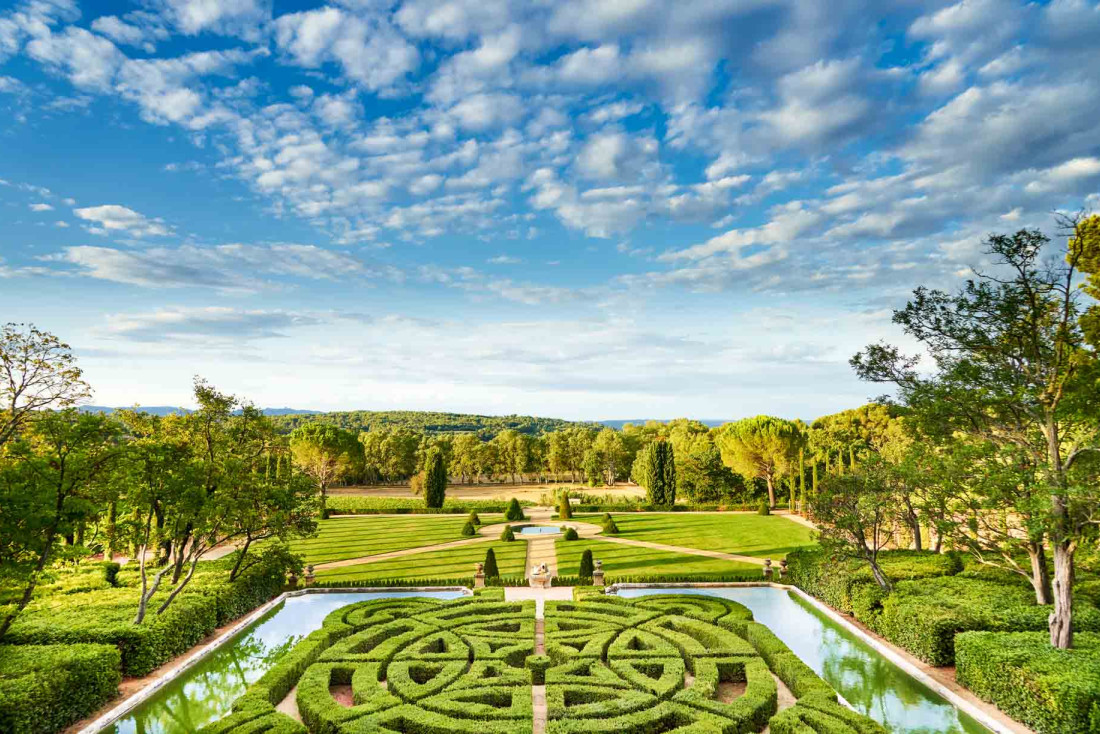 Le parc du Château de la Gaude © Richard Haughton