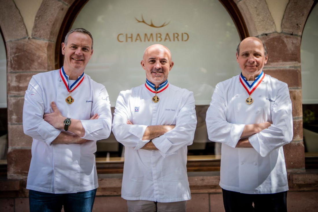 Fabien Pairon, Olivier Nasti et Éric Briffard