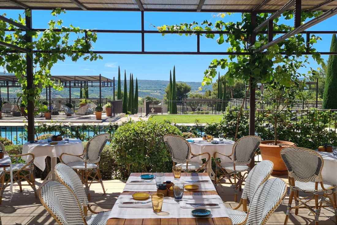 Cipressa à Coquillade Provence, l'un des meilleurs restaurants du Luberon