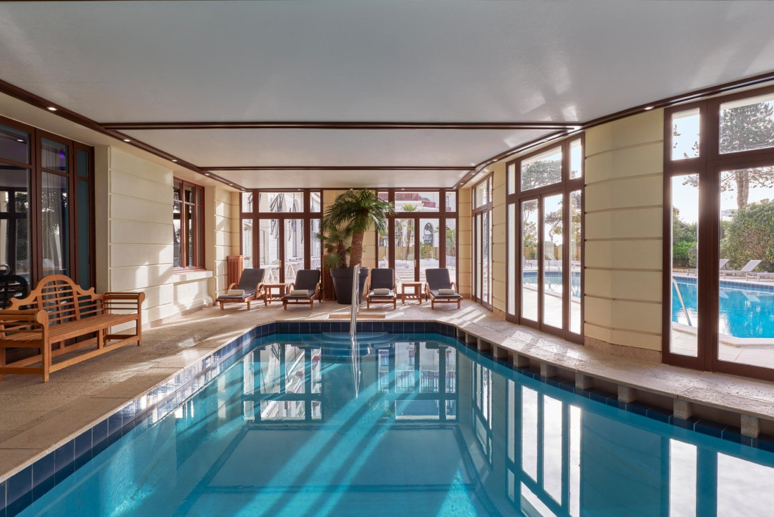 La piscine de l'Hôtel L'Hermitage La Baule 