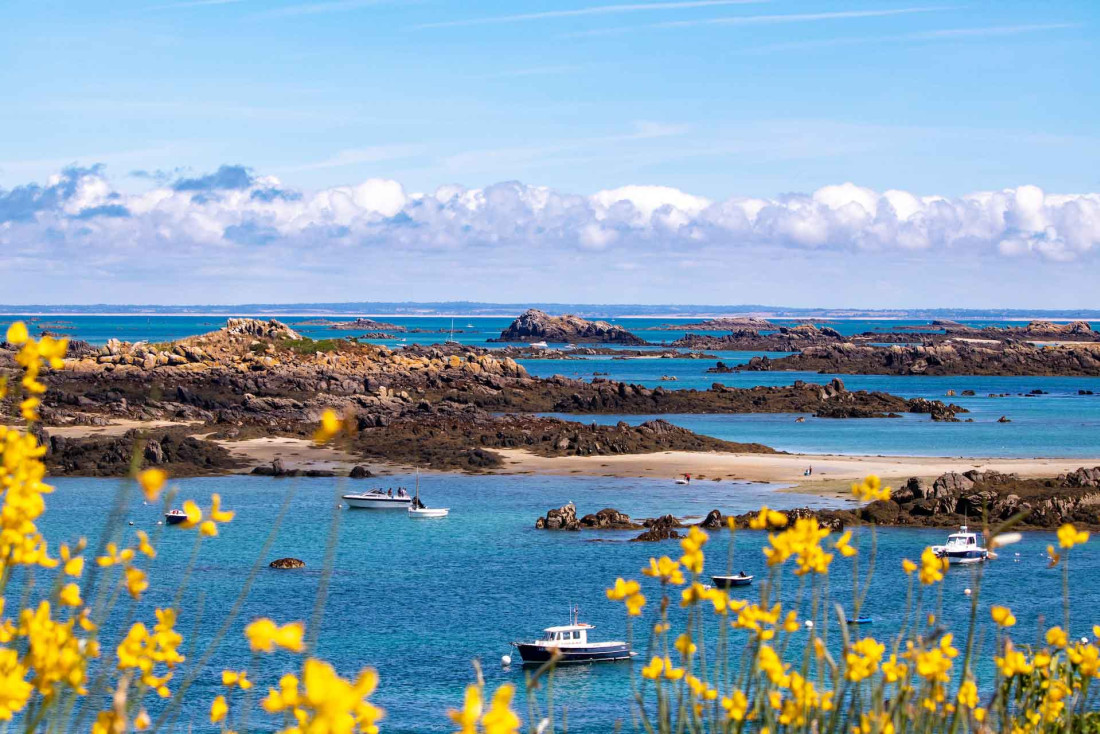 Les îles Chausey, au large du Cotentin © Ronan Potier