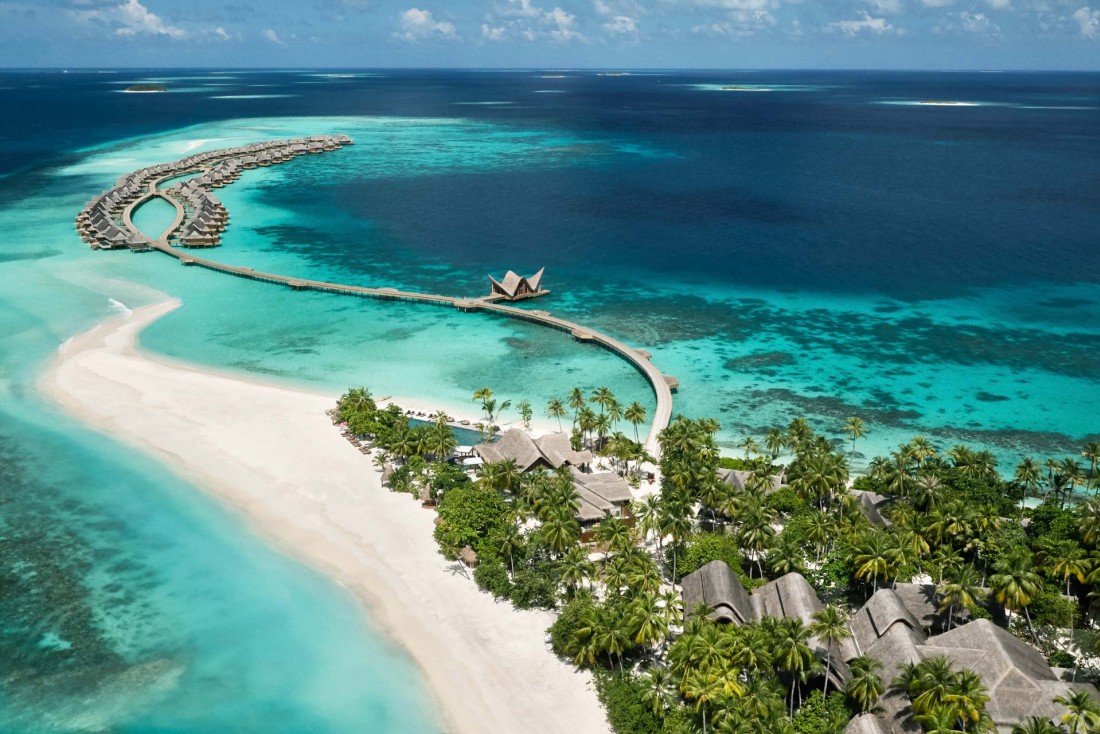 JOALI Maldives : l'île paradisiaque sur laquelle est située le resort. © DR