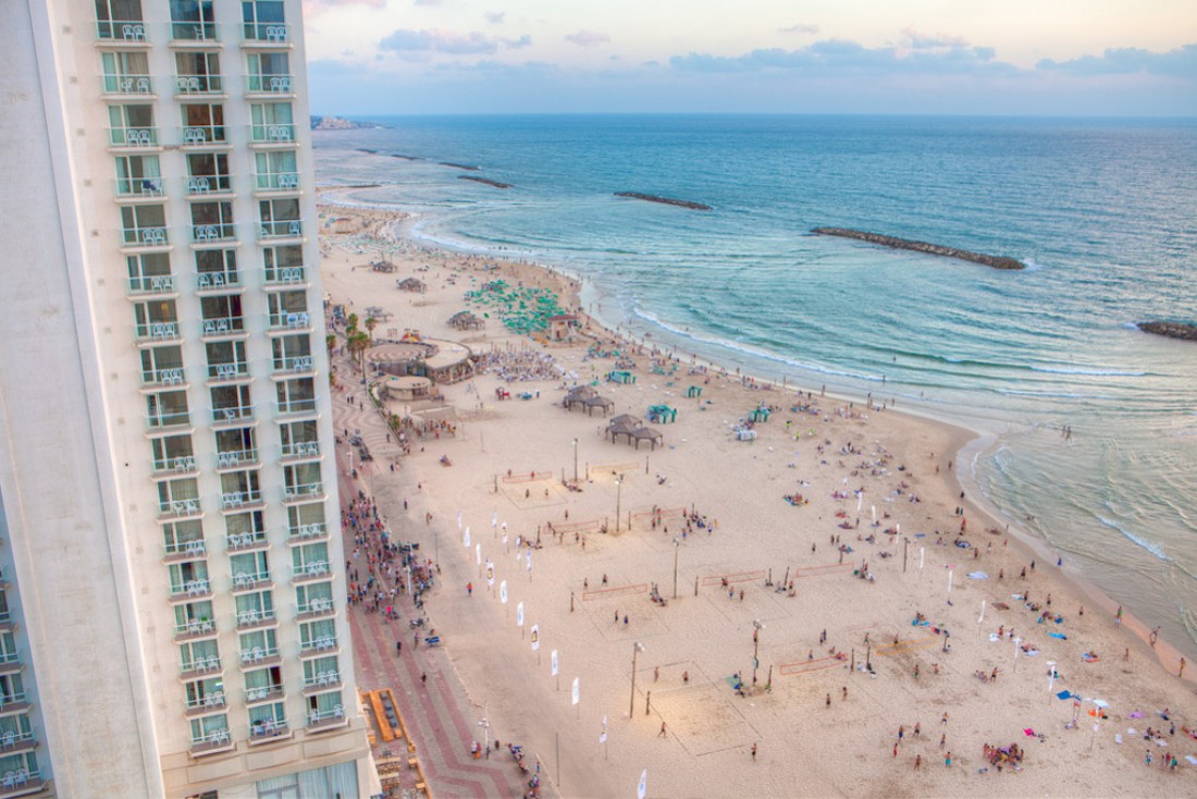 Le bord de mer vu d'en haut - CC Flickr ##Israel Tourism@@https://flic.kr/p/cKSQFA