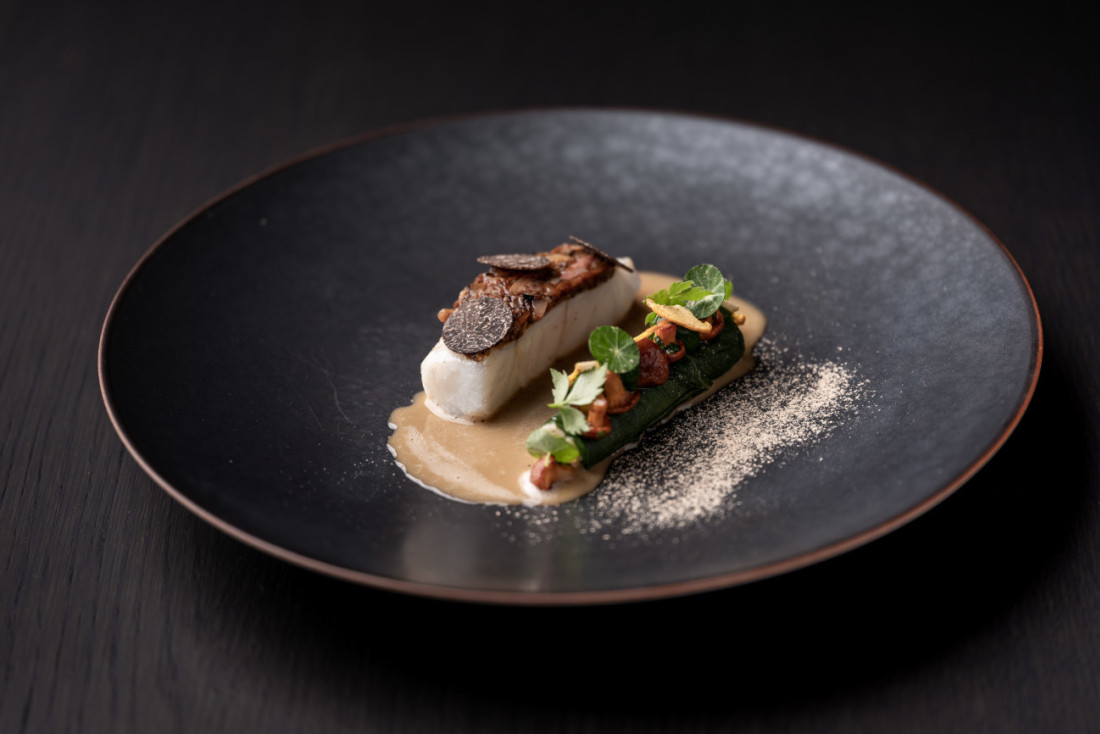 Le restaurant 1 étoile Michelin à paris L'Arôme © Adriaan Van Looy