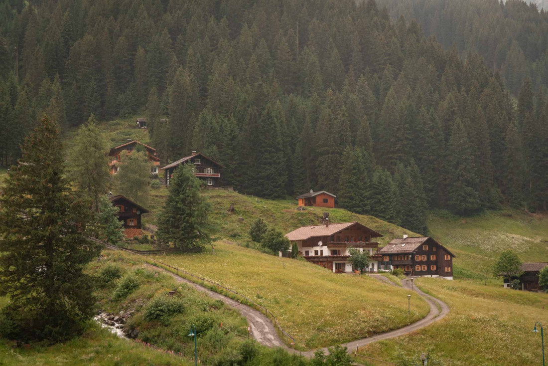 Les paysages alpins qui entourent l'hôtel © Suite Silvretta Highlight © Hotel Fernblick Montafon - Christoph Schöch