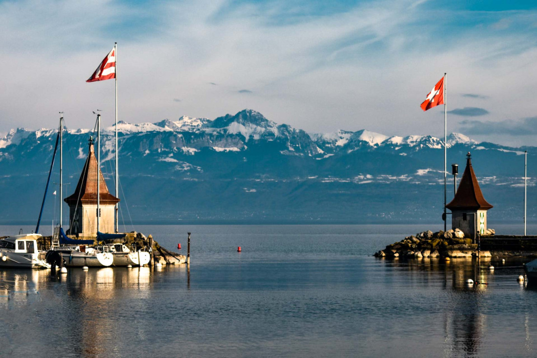 Le Lac Léman à Lausanne © Kostas Fotiadis