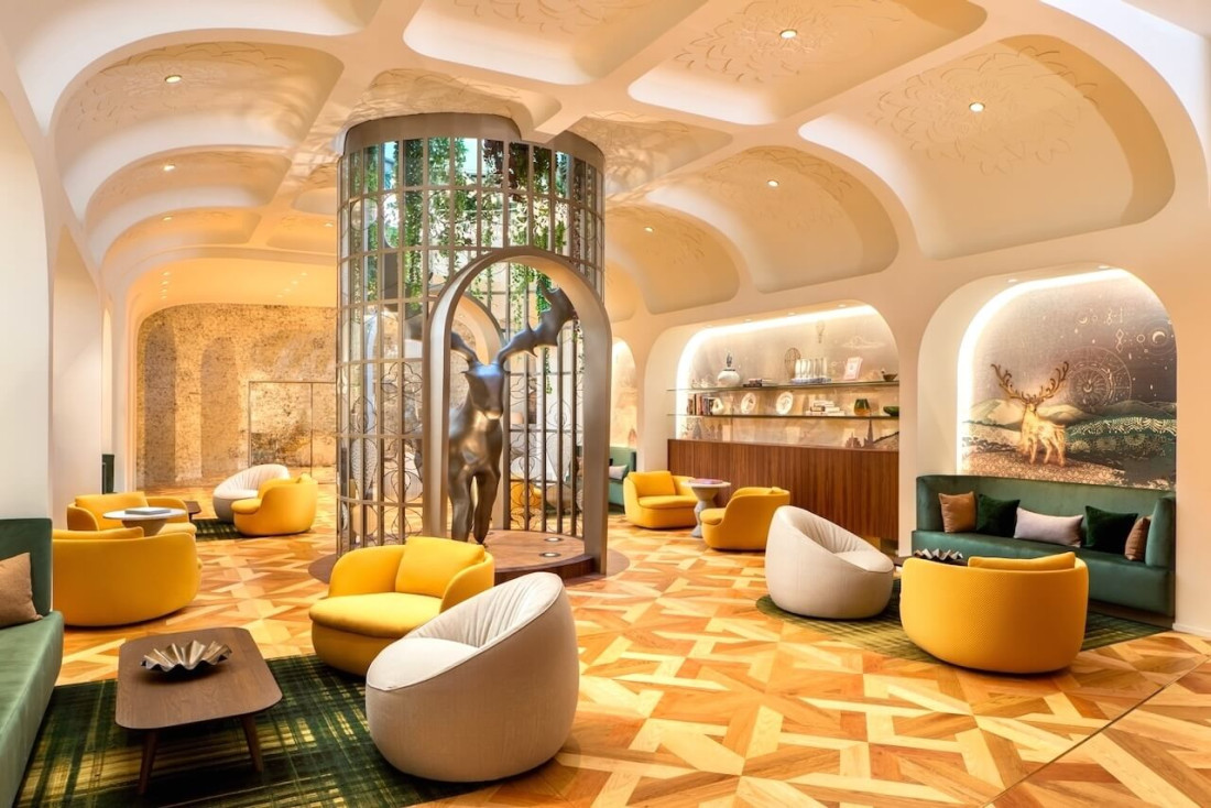 Le lobby de l'hôtel Kimpton BEM Budapest © Kimpton BEM