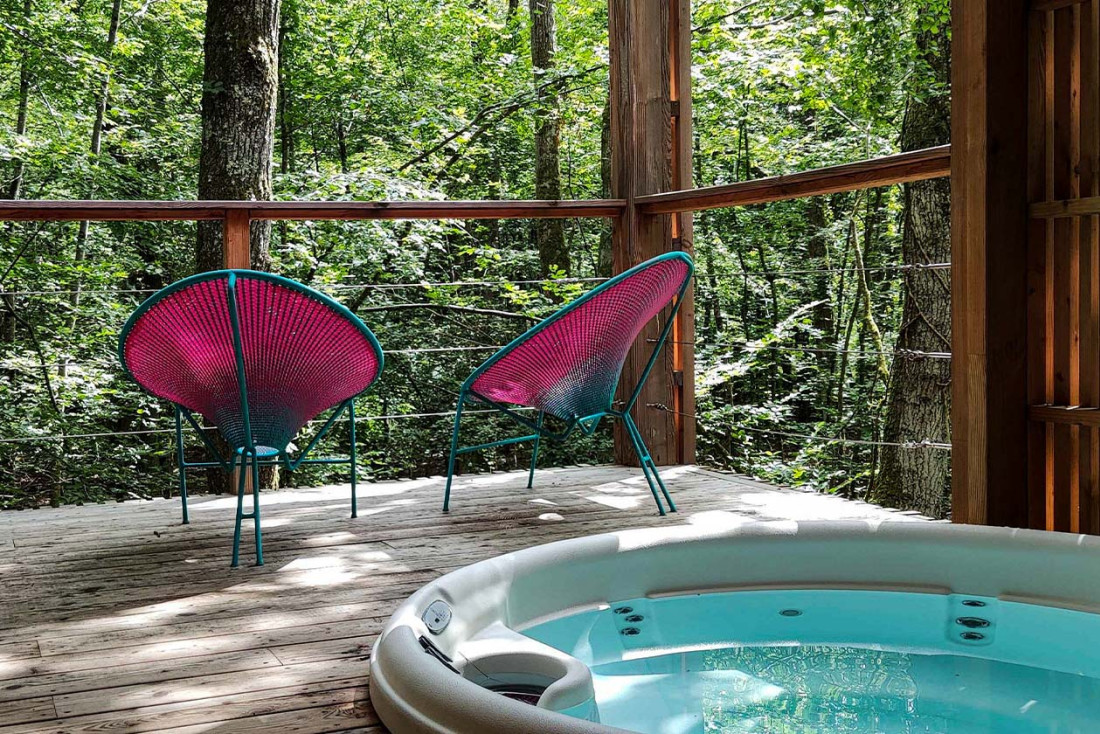 Le Loire Valley Lodge, un hôtel pour un week-end en amoureux avec jacuzzi privatif 