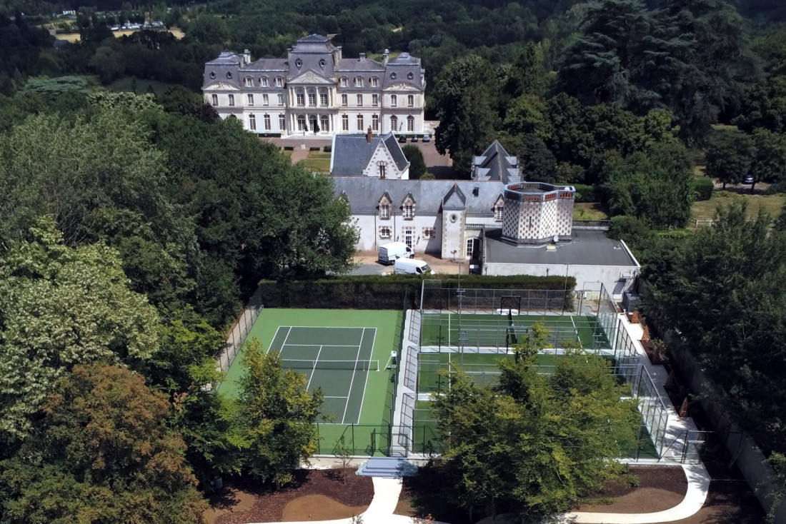 Les meilleurs hôtels où pratiquer le padel © Château d'Artigny